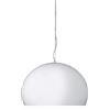 Kartell Big FL/Y Lampada a Sospensione 15 W, Bianco Lucido, Diametro 83cm