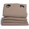 Moondream Tenda Anti-Rumore, Isolamento 3 in 1 Acustico/Termico/ Oscurante, Tecnologia Brevettata, Beige - Pellicano, 145 x 260 (LxH) cm, Occhiello (1 Tenda)