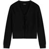 GUESS JEANS CARDIGAN DONNA - GUESS JEANS NERO - W6YR42 Z1103