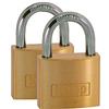 Best Price Square Kasp K12040D2 Lucchetto, pacco doppio ottone, 40 mm, serie 120 con la stessa chiusura, oro