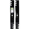 MAXPOWER 561544XB - Set di 2 Lame per pacciamatura Commerciale MTD, Cub Cadet, Troy-Bilt, 742-04290-X, 942-04290-X, 942-04361, Nero