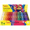 Jovi - PLASTILINA, Pasta da modellare a base vegetale, 30 x 50 grammi, Multicolore, Colori vivaci e grande plasticità, Senza glutine, Ideale per bambini a partire dai 2 anni (70S)