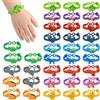 NiceNaiils 36 Pezzi Braccialetti Bambini Dinosauri, Regali Fine Festa Compleanno Bambino, Gadget Bambini Compleanno, Giochi per Feste, Set Regalini dopo festa