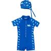 Playshoes Costume Intero e Bandana con Protezione UV 50+, Costume da Bagno
