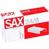 Sax design 1-248-01 - Punti per cucitrice 24/8, 1000 pz