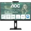 AOC MONITOR 27 LED IPS QHD 16:9 4MS 350 CDM, WEBCAM, USB-C, PIVOT, DP/2HDMI, MULTIMEDIALE