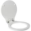 IDROTOP Copriwater dedicato per EOS COMPACT legno POLIESTERE pregiato cerniera inox