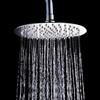 KUNGYO 304 Acciaio Inox Ultra Sottile Soffione Doccia Docce fisse Rotondo Diametro 20 cm (8Inch)