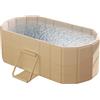 Generico Vasca Da Bagno Pieghevole, Ammollo Confortevole Di Grande Capacità, 120x55x50 Cm, 150x55x50 Cm, Secchio Per Bagno Di Ghiaccio Isolato, Vasca Da B-agno Portatile, Mantenimento Della Temperatura Isolato