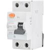Blendend Interruttore differenziale AC 2P 25A 300mA, protezione da sovraccarico, corto circuito e perdite di corrente per sicurezza elettrica.