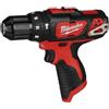 Milwaukee trapano a percussione subcompatto M12 - M12BPD-0, rosso e nero, 3/8_pollice