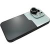 SYSTEM-S Lente macro 2,8 X 37 mm filtro HD con custodia per iPhone 15 Pro Max in nero grigio