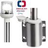 OSCULATI ASTA LUCE 360° FANALE DI FONDA ESTRAIBILE BIANCA altezza 60cm OSCULATI