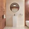 Parama Lavabo freestanding 33x33cm in ceramica bianco lucido con troppopieno | Levante