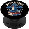 Dragon Fantasy Book Worm Bookish Book Lo Cute Dragon Books Bookish Reading per bambini ragazzi ragazze PopSockets PopGrip Adesivo