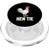 Retro For Dad Humor Sarcasm Comedy Joke Cravatta divertente gallina gallo con scritta sarcastica umoristica PopSockets PopGrip per MagSafe
