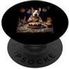Canine Celebration Creations Festivo Bull Terrier Dog Party Cake Sprinkles PopSockets PopGrip Adesivo