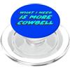 Watch TV Movies & Books on Radio Compute Quello di cui ho bisogno è più Cowbell | Retro di sabato 2000 PopSockets PopGrip per MagSafe