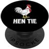 Retro For Dad Humor Sarcasm Comedy Joke Cravatta divertente gallina gallo con scritta sarcastica umoristica PopSockets PopGrip Adesivo