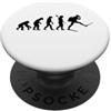 Funny Scuba Diving Human Evolution Scuba Diver Evoluzione Umana Snorkeling Immersioni Divertenti PopSockets PopGrip Adesivo