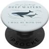 Faith Based Bible Verse Apparel Whale Faith Incoraggiamento Citazione Night Sky Art PopSockets PopGrip Adesivo
