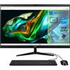Acer Aspire C27-1800 Computer Fisso All in One, Pc Desktop, Processore Intel Core i5-12450H, Ram 8 GB DDR4, 512 GB SSD, Display 27 IPS FHD LED LCD, Intel UHD, Wifi, Webcam, Windows 11 Home