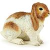Papo - Statuina Coniglio Ariete Realistica - 3 Anni + - Collezione Vita in Fattoria - Gioco Educativo Animali Domestici - Idea Regalo Giocattolo Bambina Bambino