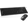 Atlantis Land Keyboard combo Kit tastiera Mouse incluso USB QWERTY Nero