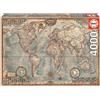 EDUCA BORRAS Puzzle Educa. Mappa storica del mondo 4000 pezzi