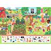 Nathan Puzzle Garden 60 pezzi per bambini in cartone colorato