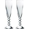 BACCARAT SET 2 CALICI FLUTE VEGA, CRISTALLO 2811801 (4 Pezzi)