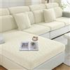 Ystyle Copricuscini Divano Elasticizzato, Copricuscini Per Divani Antigraffio, Copridivano Cuscini Natalizio Separati, Copri Cuscino Divano, Universale Copri Seduta Divano (1 Posto, Beige)