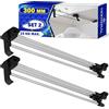 MONTERAL 2 Pezzi Appendiabiti Estraibile per Armadio 300 mm Carico Massimo 15 kg - Barra Appendiabiti Estensibile Realizzato in Acciaio è Adatto a Diversi Tipi di Guardaroba - Garanzia di 10 Anni - MONTERAL
