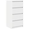 vidaXL Credenza Bianca 37,5x35x76 cm in Legno Multistrato, armadietto, credenza, Armadio da corridoio, Buffet, Armadio da Cucina, Armadio da Soggiorno
