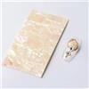 LOUKEKE 1 Pezzo Foglio Laminato in Madreperla con Conchiglia, Fai da Te, Materiale per Decorazioni domestiche, Artigianato, Fetta intagliata, intarsio 40x70 mm
