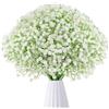 HNVNER Fiori Finti per Decorazioni, Gypsophila fiori Artificiali Fiore Artificiale Nebbiolina Finta per Decorazioni Interno, Esterno, Matrimonio