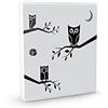 Alubox MIA Bacheca con 16 Ganci per Chiavi, Acciaio, Bianco/Multicolore, 5x24.5x31.5 cm
