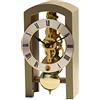 Hermle Orologio da tavolo moderno con scheletro 23015-D10721, grigio, 18 x 9 x 11 cm