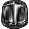 blomus Lanterna Lito | Nero | Dimensione M | 28 L x 28 B x 27 H cm | Portacandele nero | Portacandela antivento in acciaio inox | Lanterna decorativa | Indoor Windlight Medium