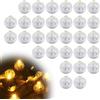 Sangcca Luci a LED per palloncini, 30 mini luci a LED, mini luci a LED, decorazione per feste, per palloncini, lanterne di carta, scatole di zucche, luci a LED per casa, Natale, Halloween, feste di compleanno