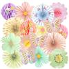 exatta Confezione da 9 Fiori di Carta per Decorazioni, Fiori Carta Decorativi, Festoni Fiori di carta, per festival, matrimoni, compleanni, baby shower, decorazione da tavolo da giardino