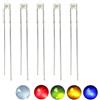 Cleiscry 200 pezzi 1,8 mm 5 colori ogni 40 pezzi punta rotonda acqua trasparente lente LED diodo luce assortita kit verde blu bianco giallo rosso componente fai da te