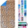 Winthome Telo Mare Reversibile - Teli Mare Grandi 180x90cm, Sciugamano Mare Microfibra Asciugatura Rapida Leggero, Telo da Spiaggia Senza Sabbia, per Donna Uomo Viaggi Vacanze Nuoto Campeggio (1 Pack)