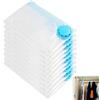WaxYxaW Sacchetti Sottovuoto per Vestiti - Set da 10 pezzi, 30 x 40 cm, Riutilizzabili e Sigillanti con Chiusura a Zip, Ideali per Conservare e Viaggiare, Salvaspazio per Biancheria e Abbigliamento