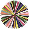 YaHoGa 100 pezzi 18 cm Nylon Cerniere Lampo Chiusure lampo per Borse, Cuscini, Borsa, Giubbotti, Giacconi, Jeans, Cucito, Sarto, Porta, Abiti, 20 Colori Assortiti (18 cm 100 pezzi)