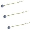 Gry & Sif Fatto a mano e certificato Fairtrade, elegante design danese x artigiani del Nepal | Dot Flowers in feltro - fiori artificiali per decorazione del soggiorno | blu mare | set da 3