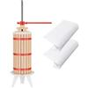 Wiltec Torchio Frutta da 30 l con Gabbia in Legno e 3 Sacchi di spremitura, Torchio a Leva