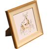 CHUANGOU Photo Frame Display ，Cornice portafoto quadrata,Cornici Foto 20x20CM Cornice per Foto di legno Portafoto da Tavolo o Parete Appendere Verticale e Orizzontale