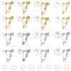 SUNNYCLUE 1 Scatola da 16 Pezzi 4 Misure Convertitore per Orecchini Convertitore per Orecchini in Argento 316 Clip per Orecchini in Acciaio Inossidabile Dorato Non Piercing con Cuscinetti in Silicone