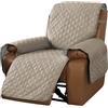 ELYSYSRL Copertura Divano Copripoltrona Relax Reclinabile 1/2/3 posto con braccioli Copri Poltrona Relax Lavabili per Sedia Reclinabile con Cinghia Elastica Regolabile Casa ( Color : #4 , Size : 1 posto )